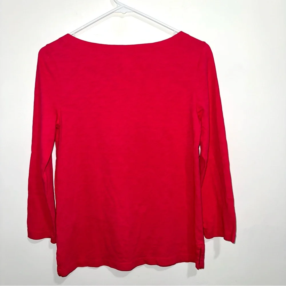 🌷5/$20 J.Crew Women’s Pink Long Sleeve Top - Picture 4 of 4